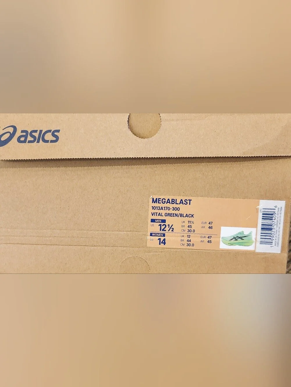 Asics Megablast Running Shoes Mens Size 12.5